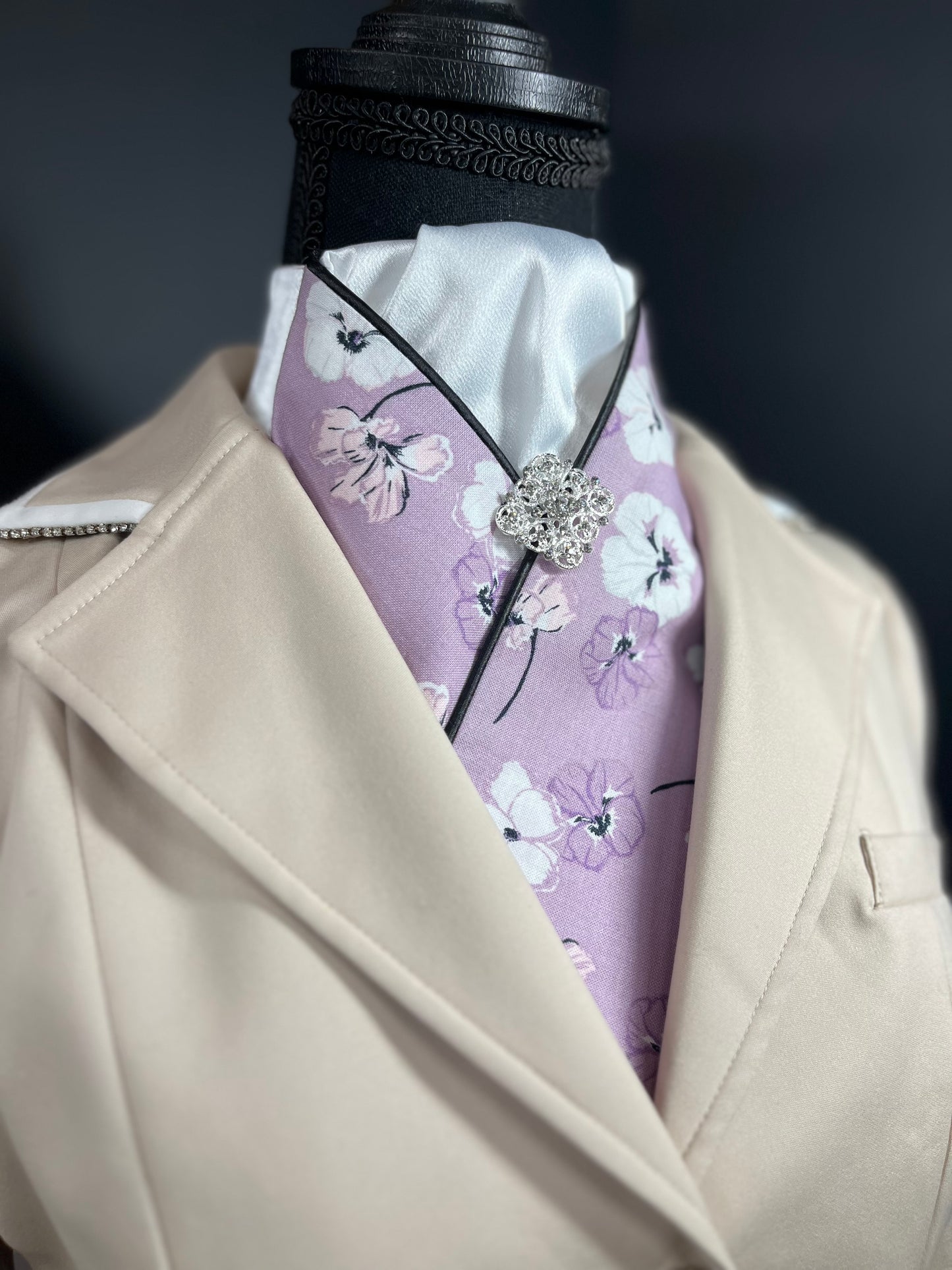 Spring Flowers Dressage Stock Tie