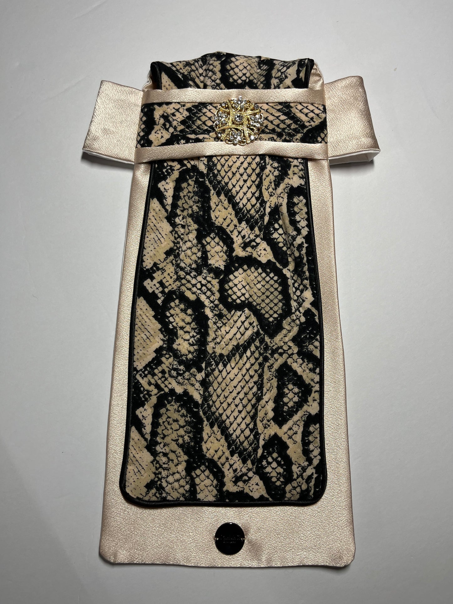 Dressage Stock Tie - Snakeskin