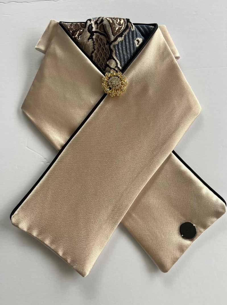 Abstract Blue Reverse, Dressage Stock Tie