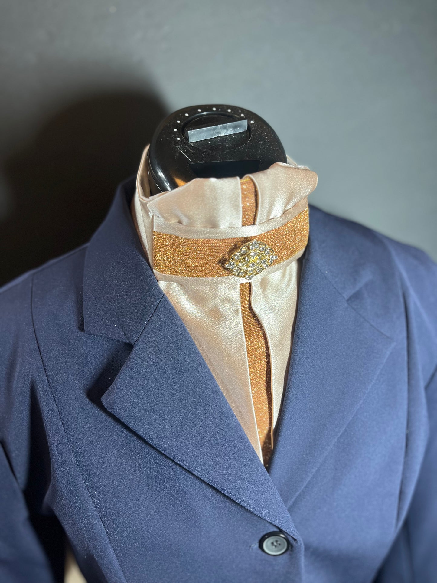 Spice Euro Pleat Dressage Stock Tie