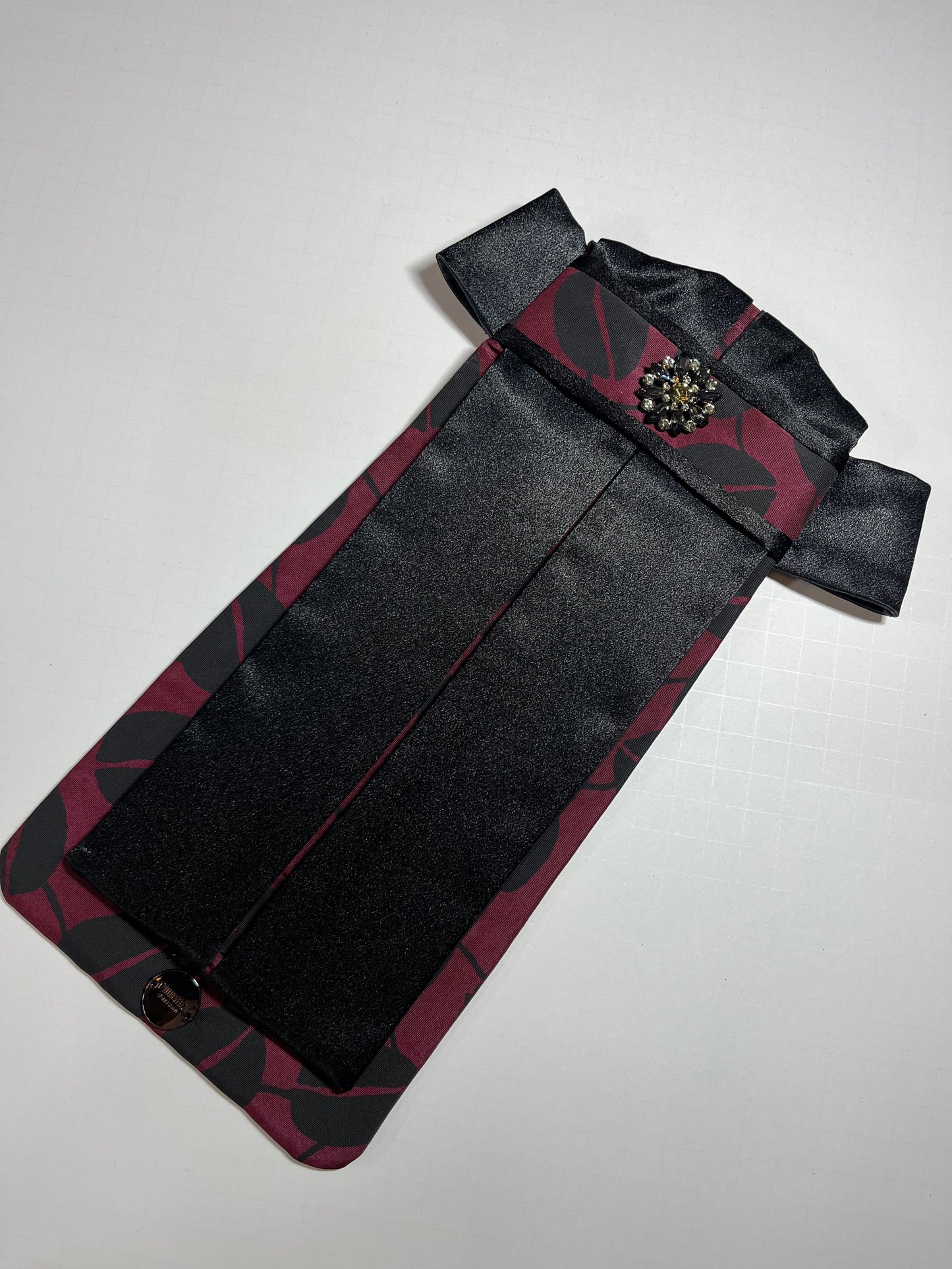 Oscar de La Renta Euro Pleat Dressage Stock Tie
