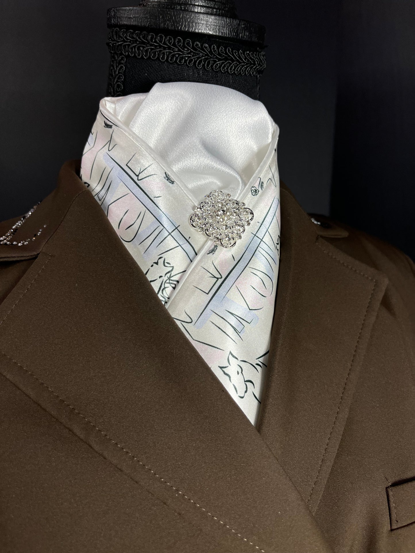 Afternoon at the Races Dressage Stock Tie