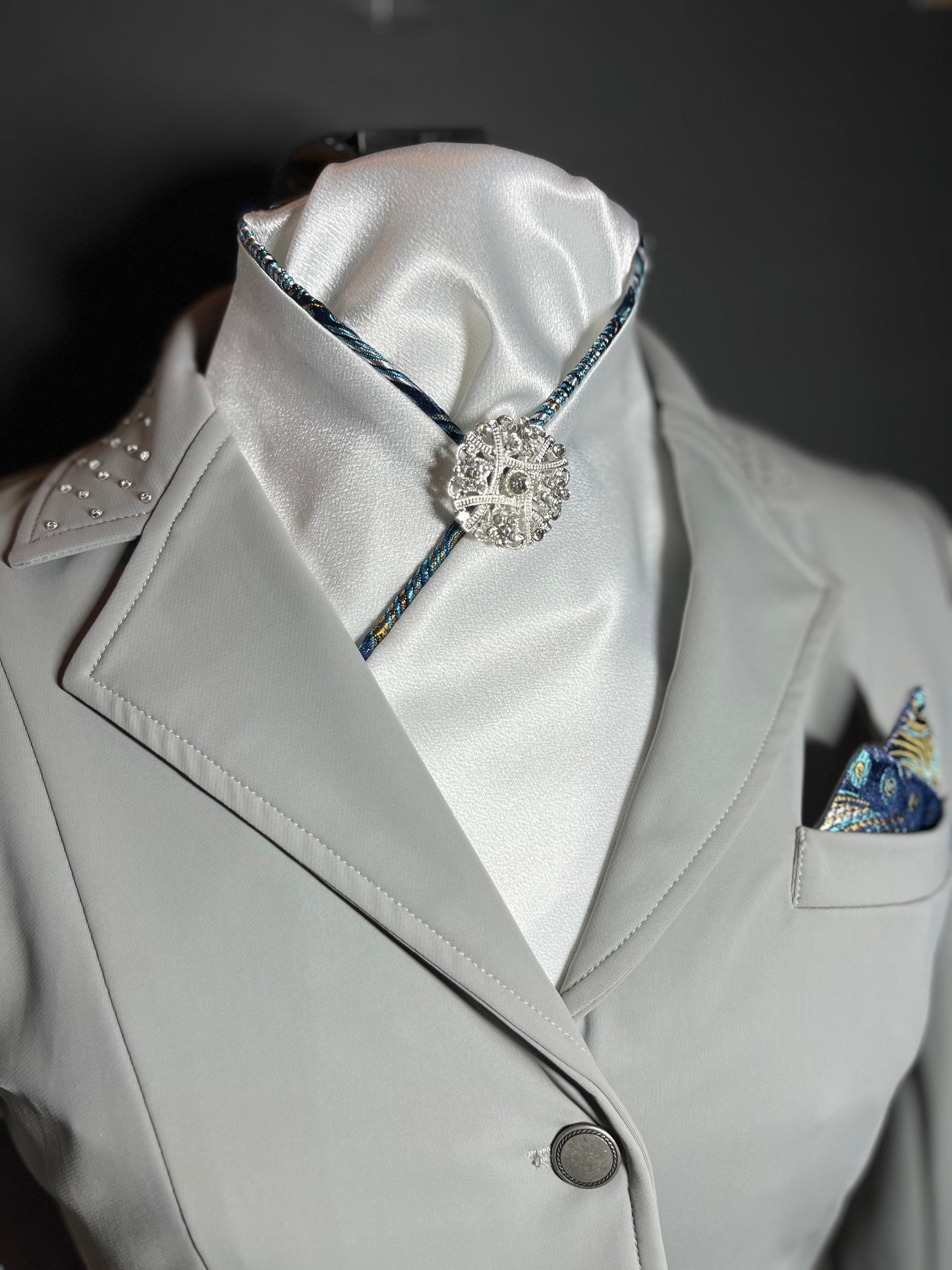 Dressage Stock Tie - The Basic Feather