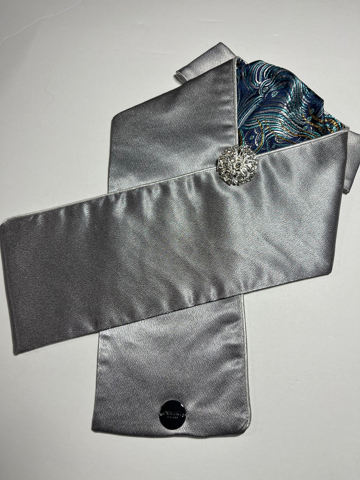 Reverse Feather Dressage Stock Tie