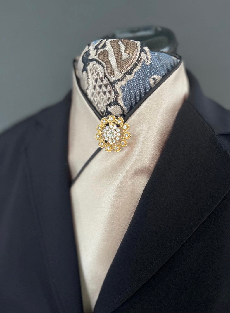 Abstract Blue Reverse, Dressage Stock Tie