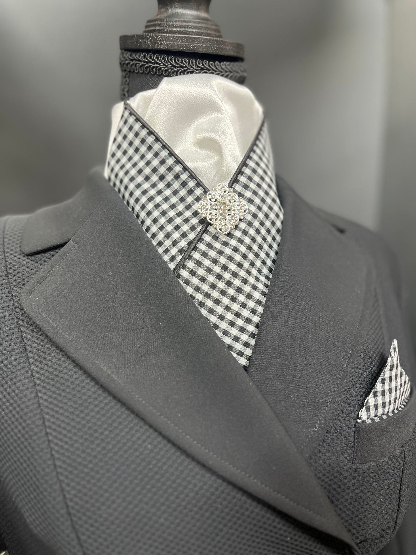 Dressage Stock Tie - Gingham