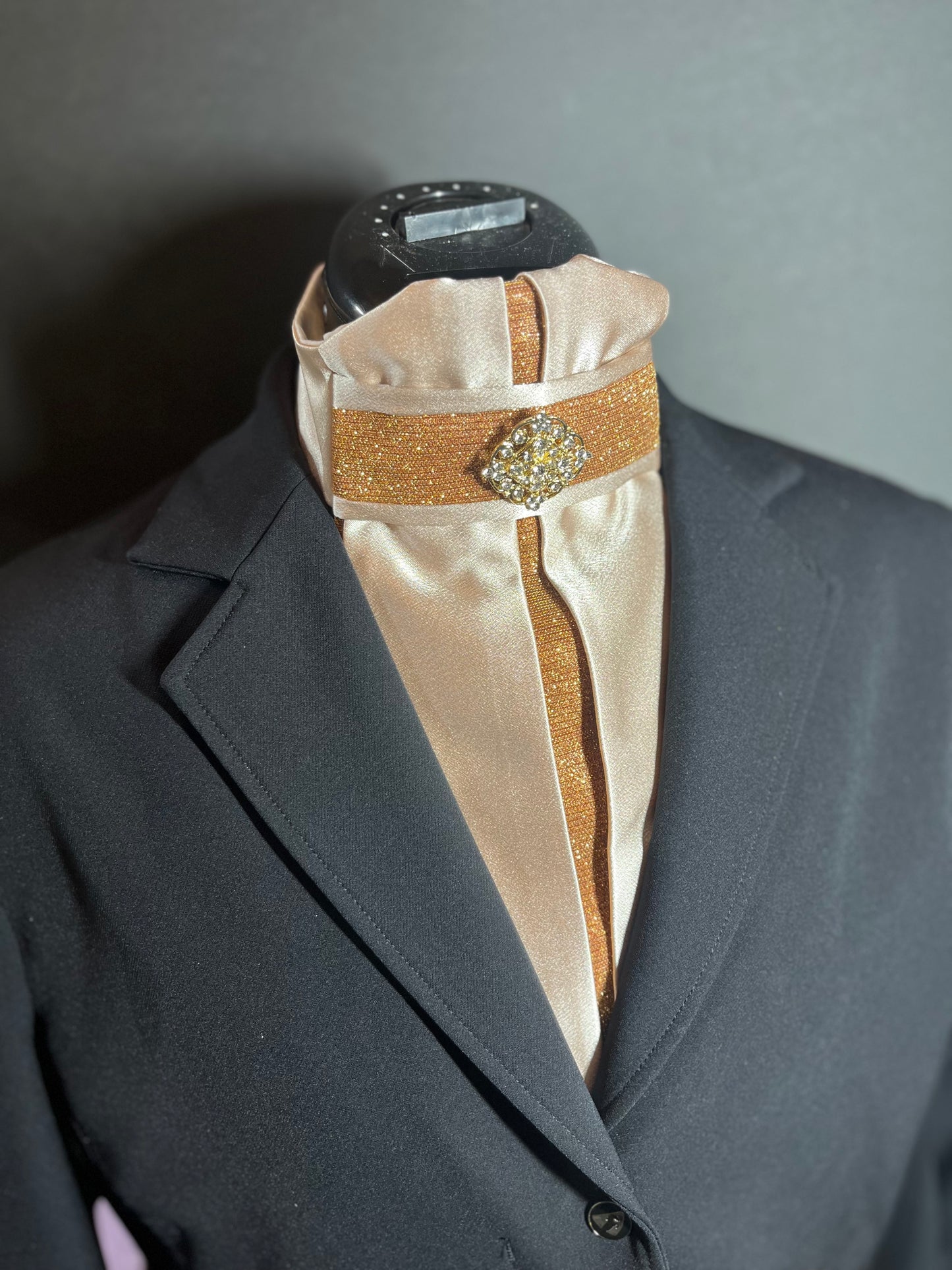 Spice Euro Pleat Dressage Stock Tie