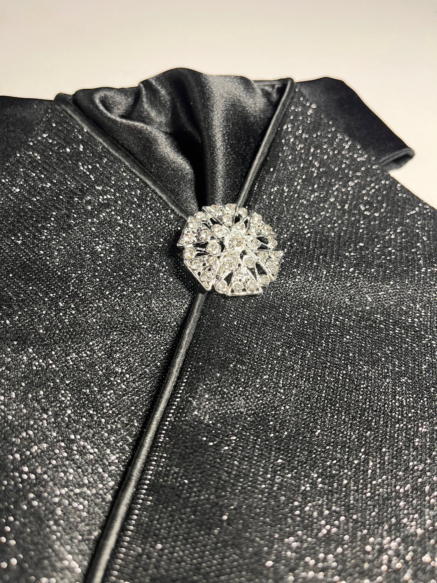 Black Star Dust Dressage Stock Tie