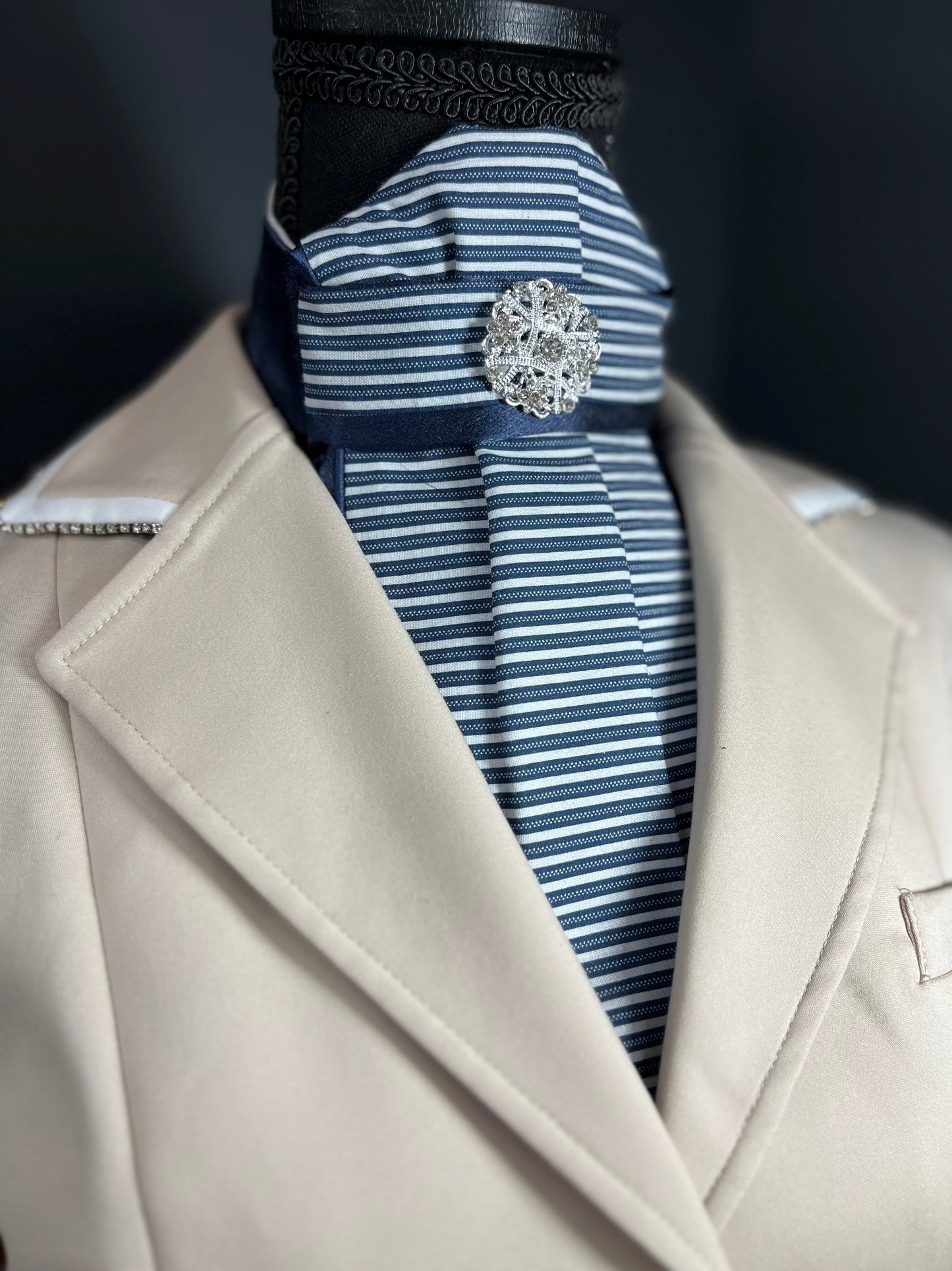 Cape Cod Traditional Dressage Stock Tie