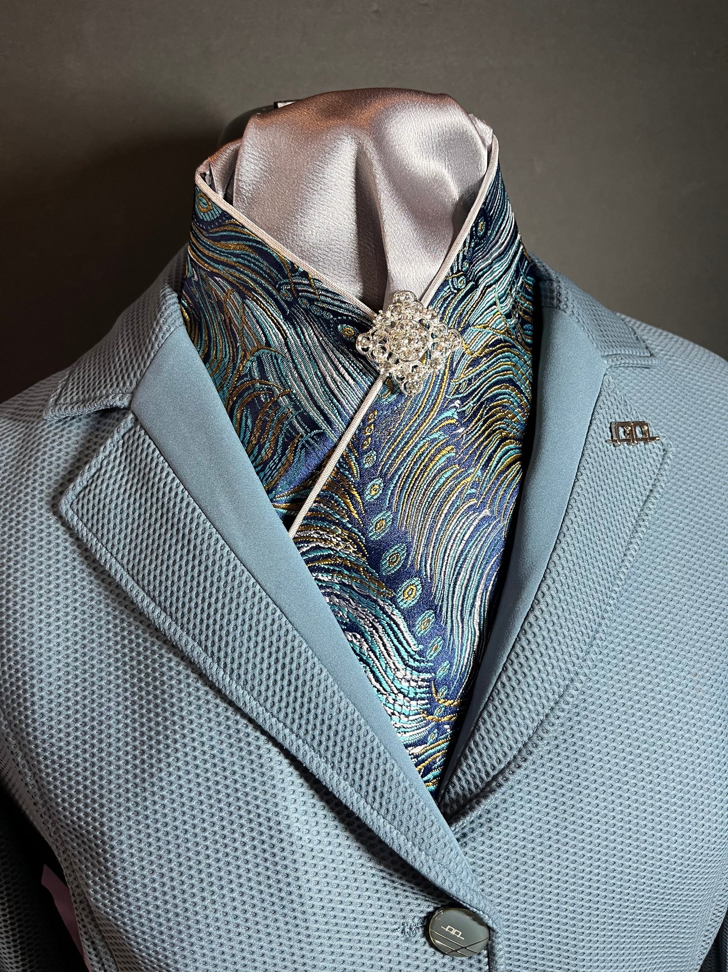 Dressage Stock Tie - Feather