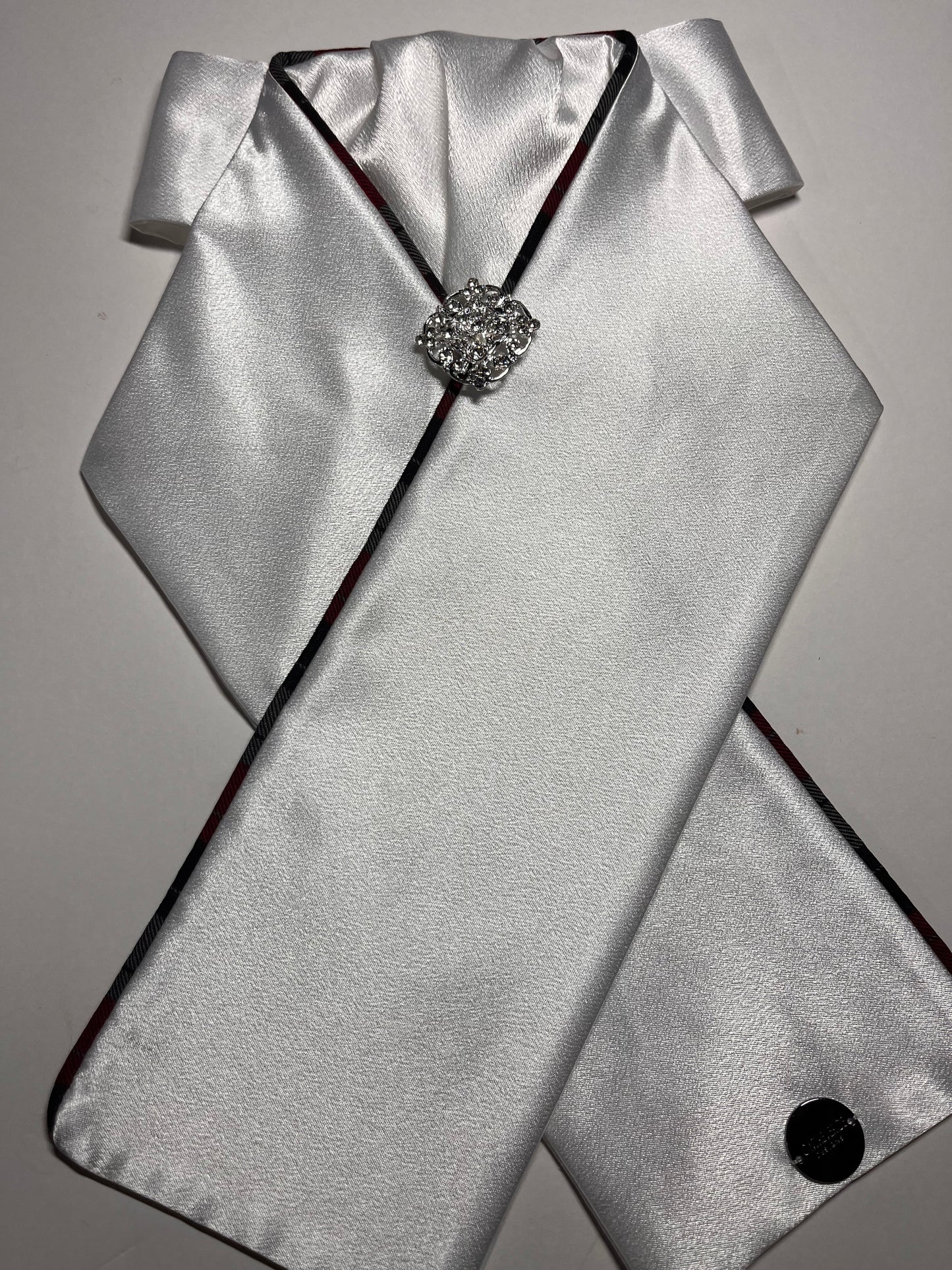 The Basic Plaid Dressage Stock Tie