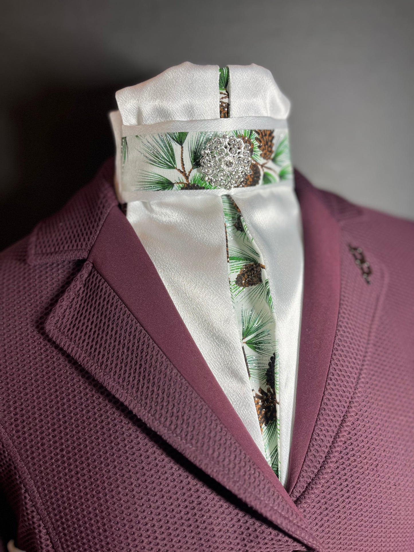 Balsam Euro Pleat Dressage Stock Tie
