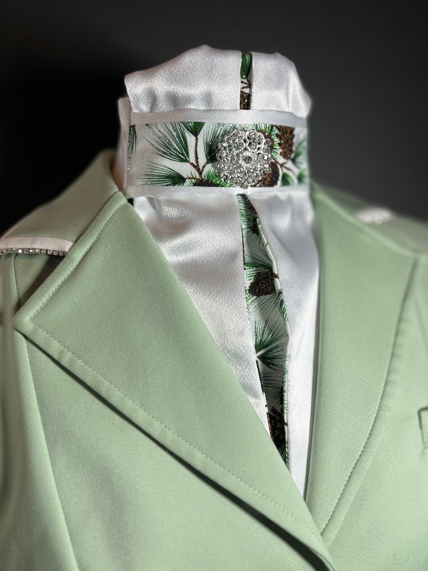 Balsam Euro Pleat Dressage Stock Tie
