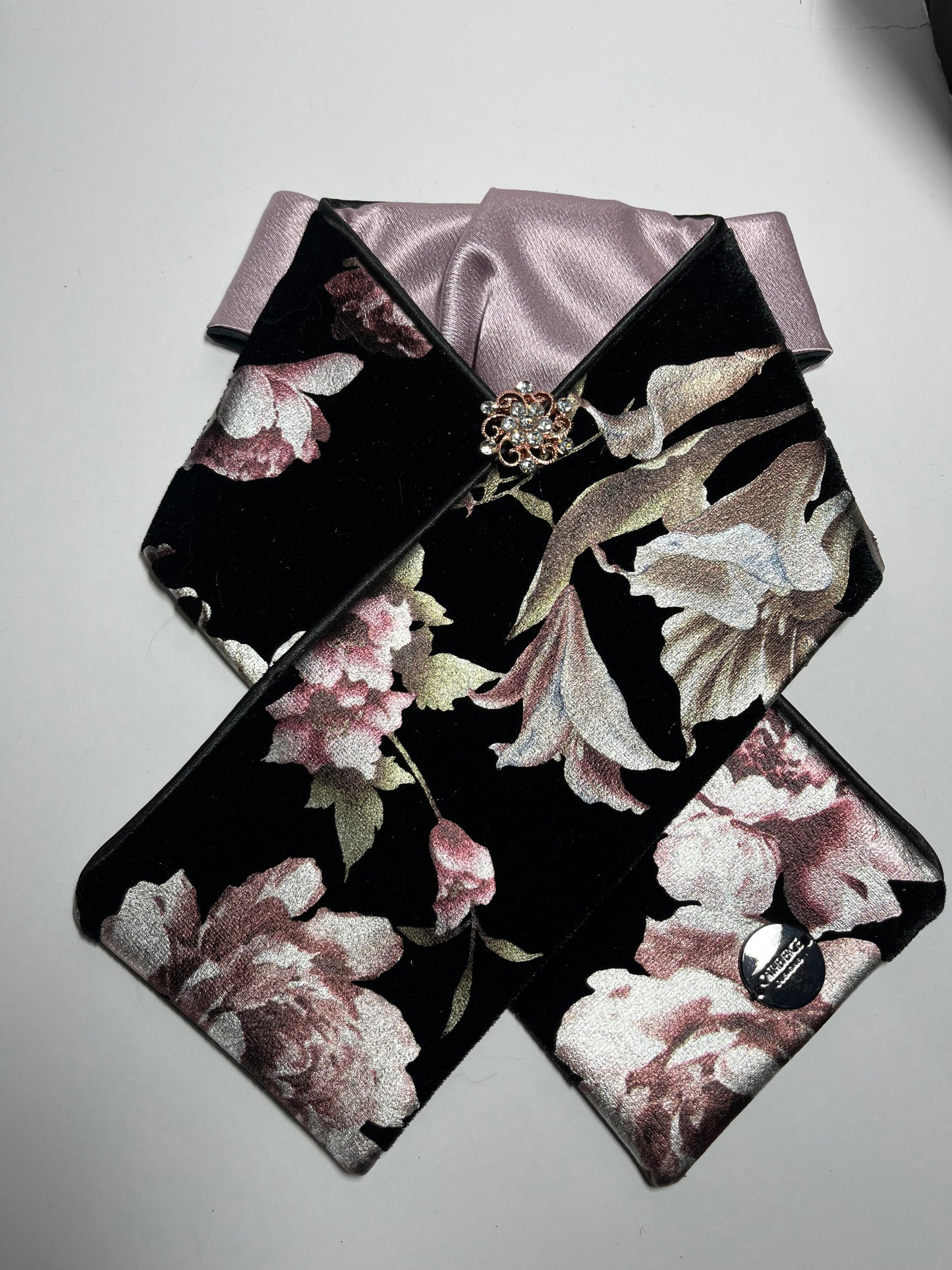 Children’s Stock Tie - Black Rose