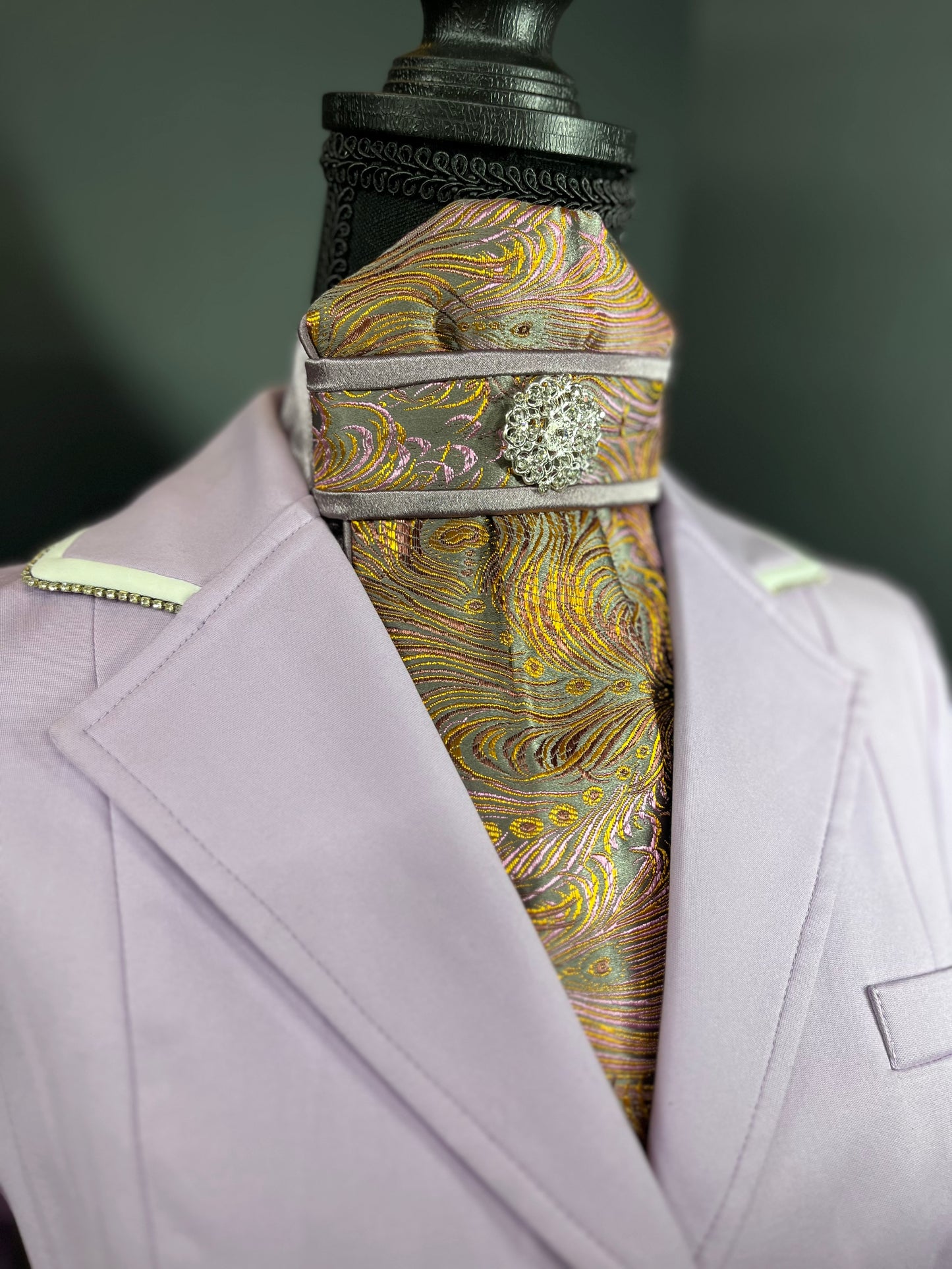 Sunset Flight Traditional Dressage Stock Tie