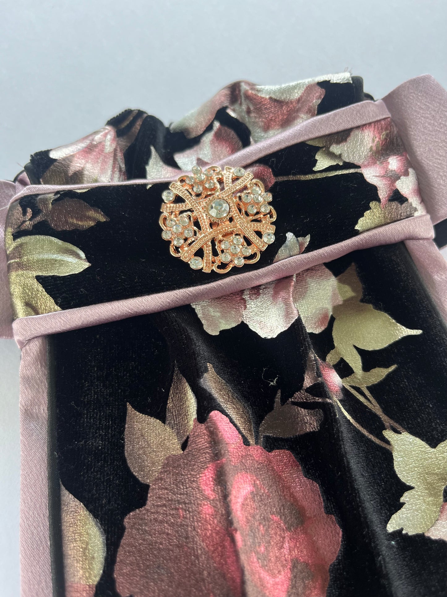 Black Rose Traditional Dressage Stock Tie