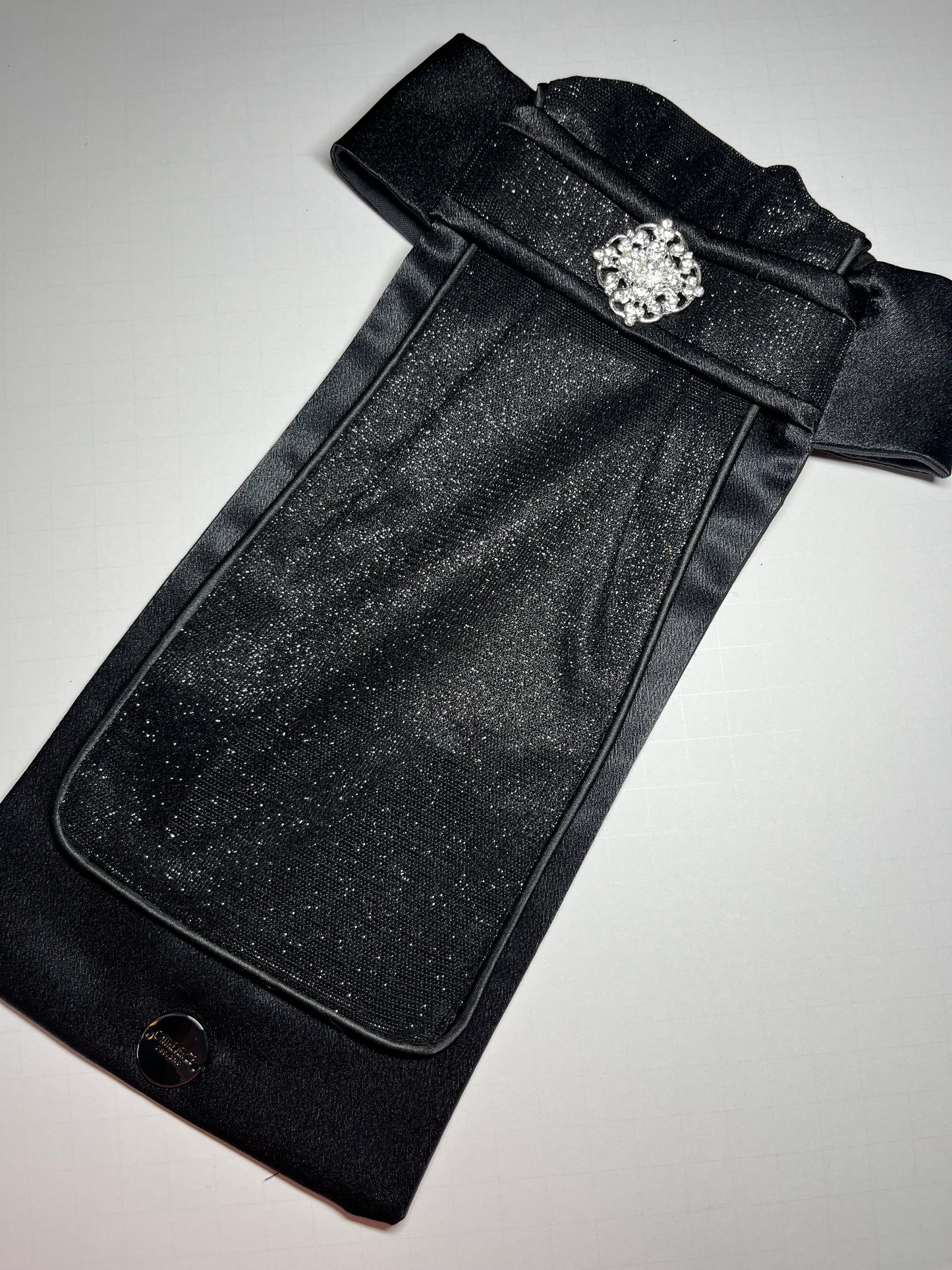 “The Black” Traditional Dressage Stock Tie