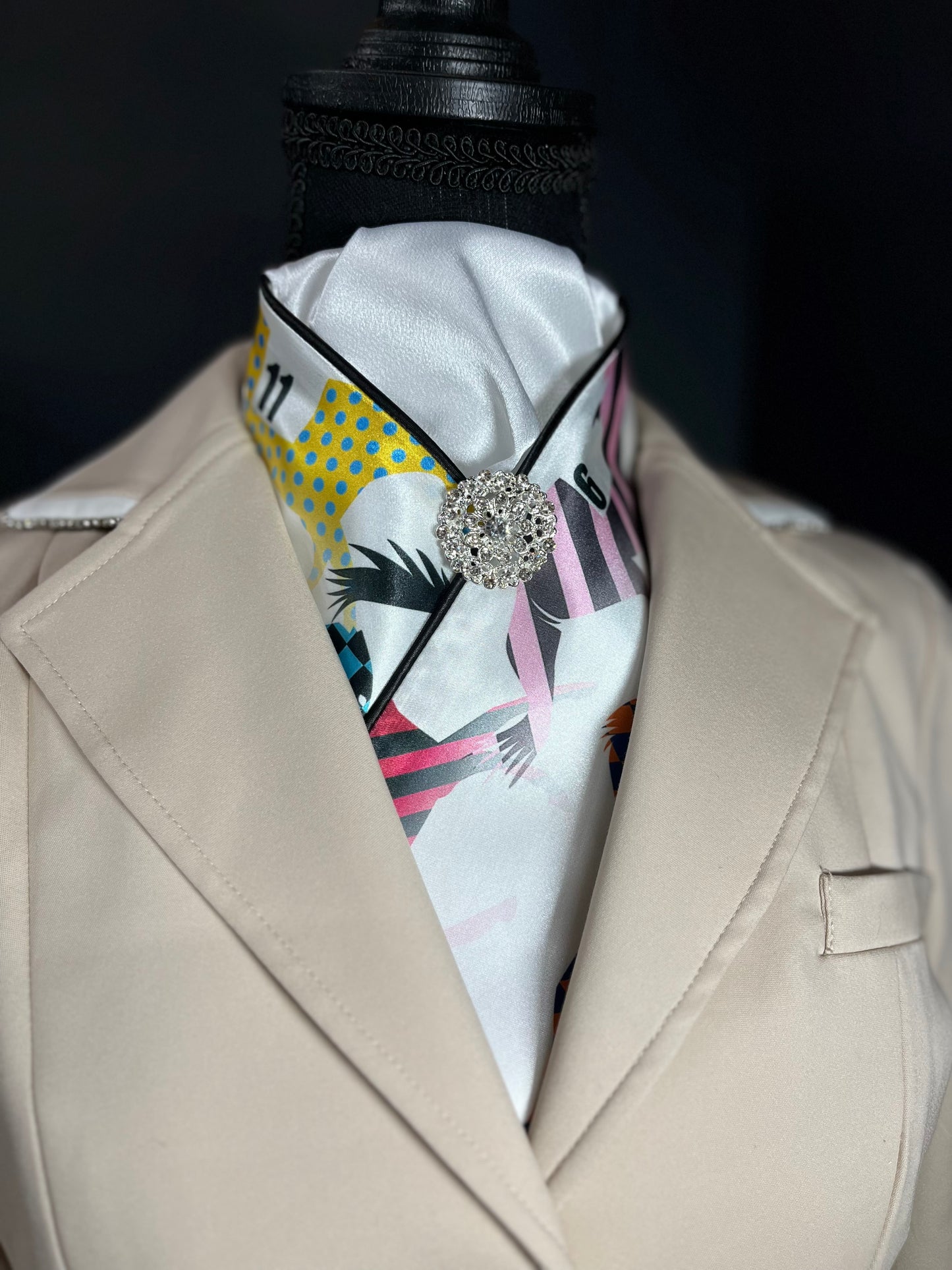 Jockey Club Dressage Stock Tie
