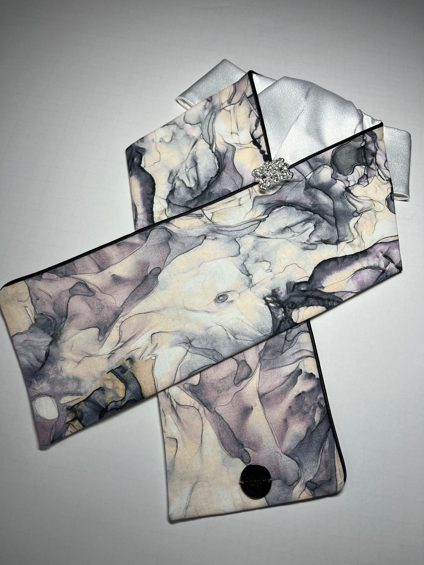 Marble Dressage Stock Tie