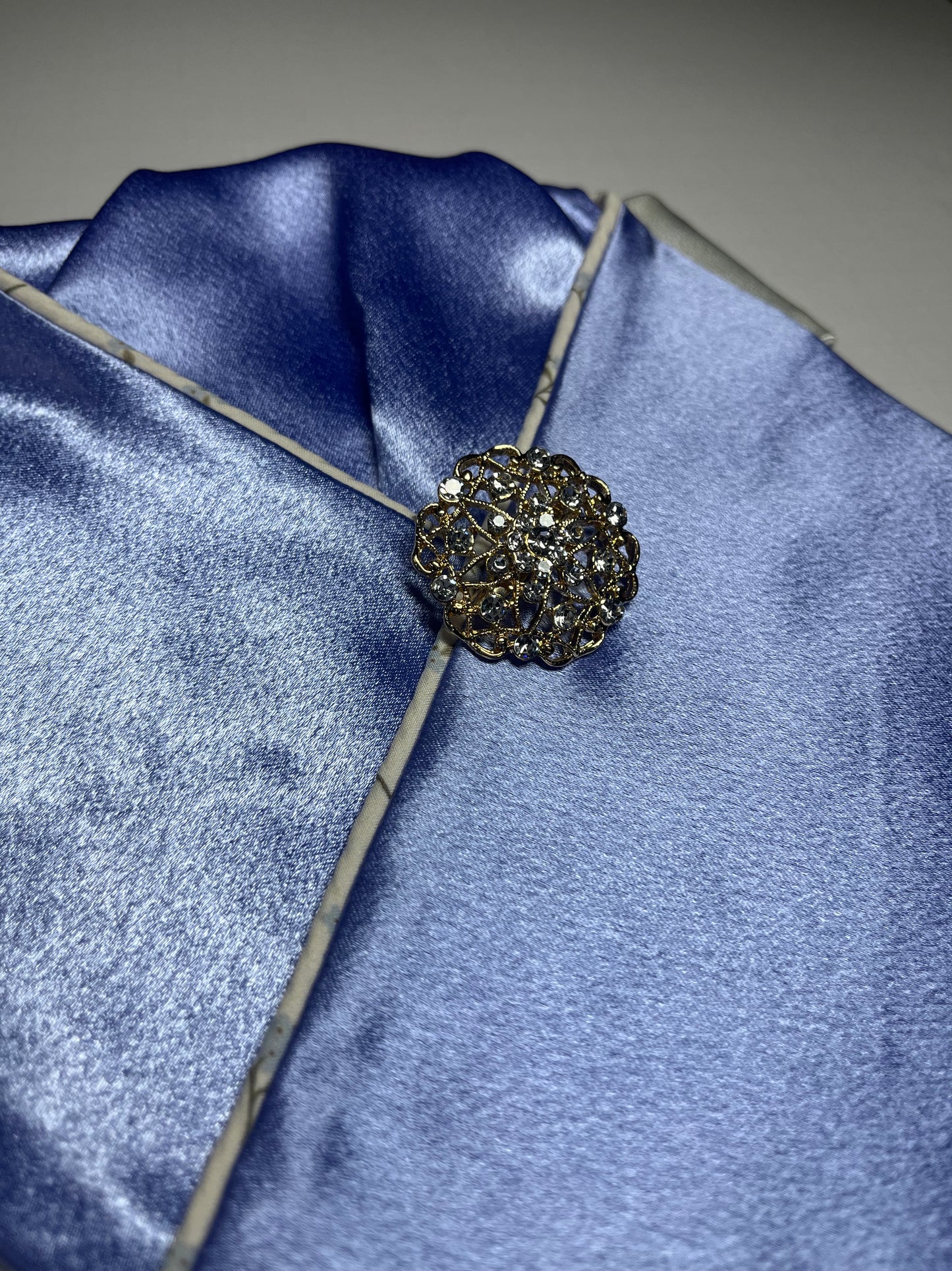 Dressage Stock Tie - Periwinkle