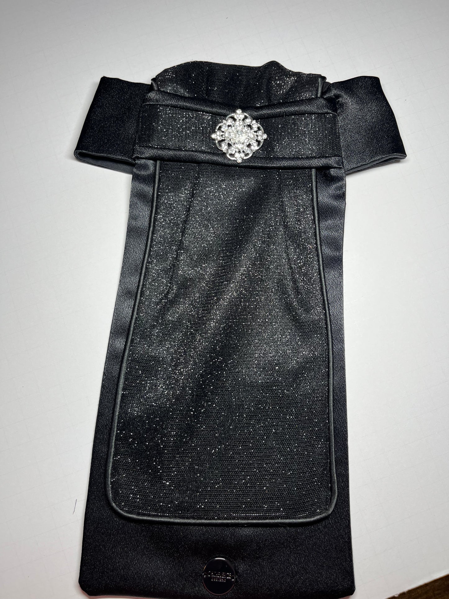 “The Black” Traditional Dressage Stock Tie