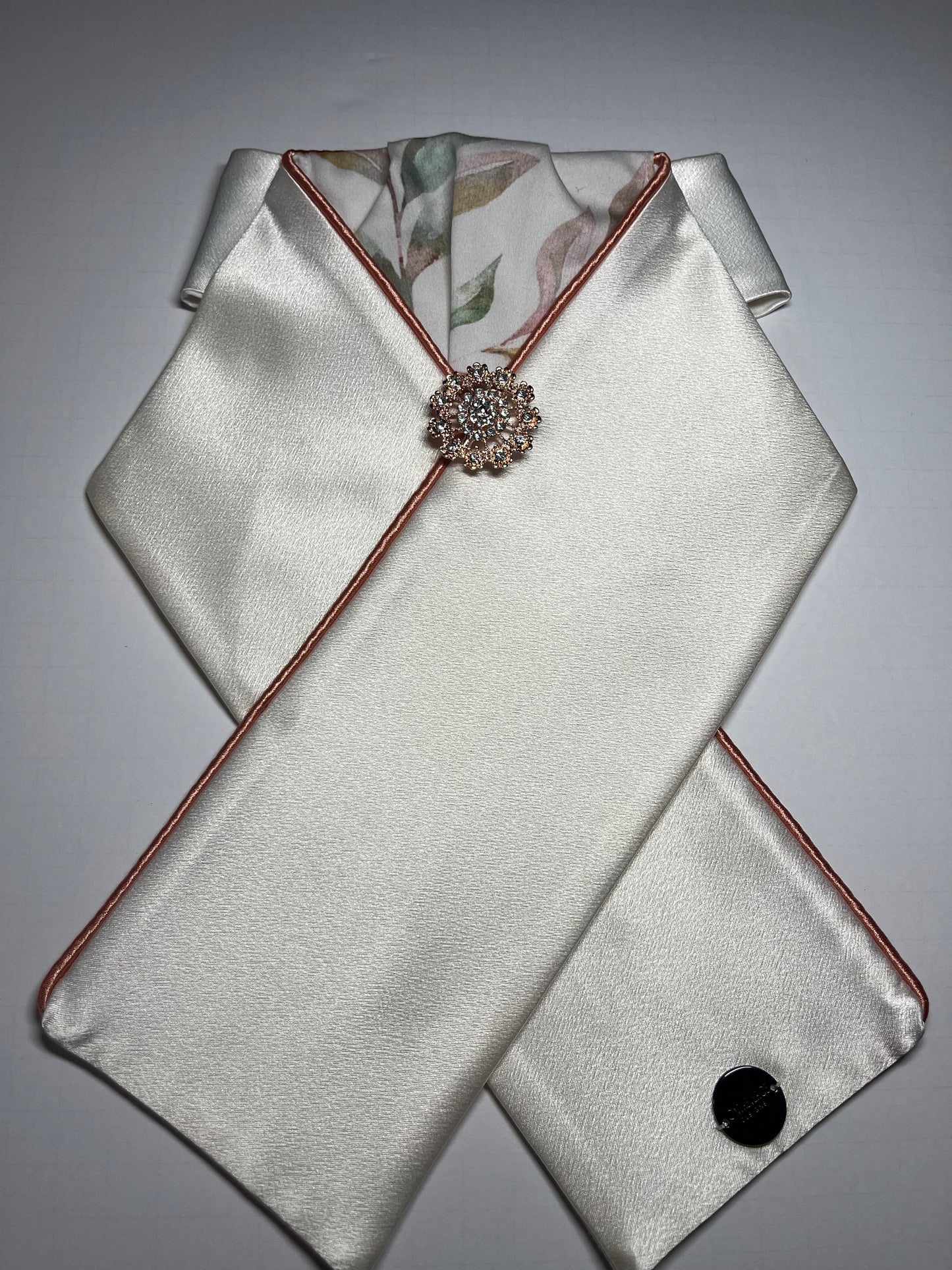 Coral Spring Reverse Dressage Stock Tie