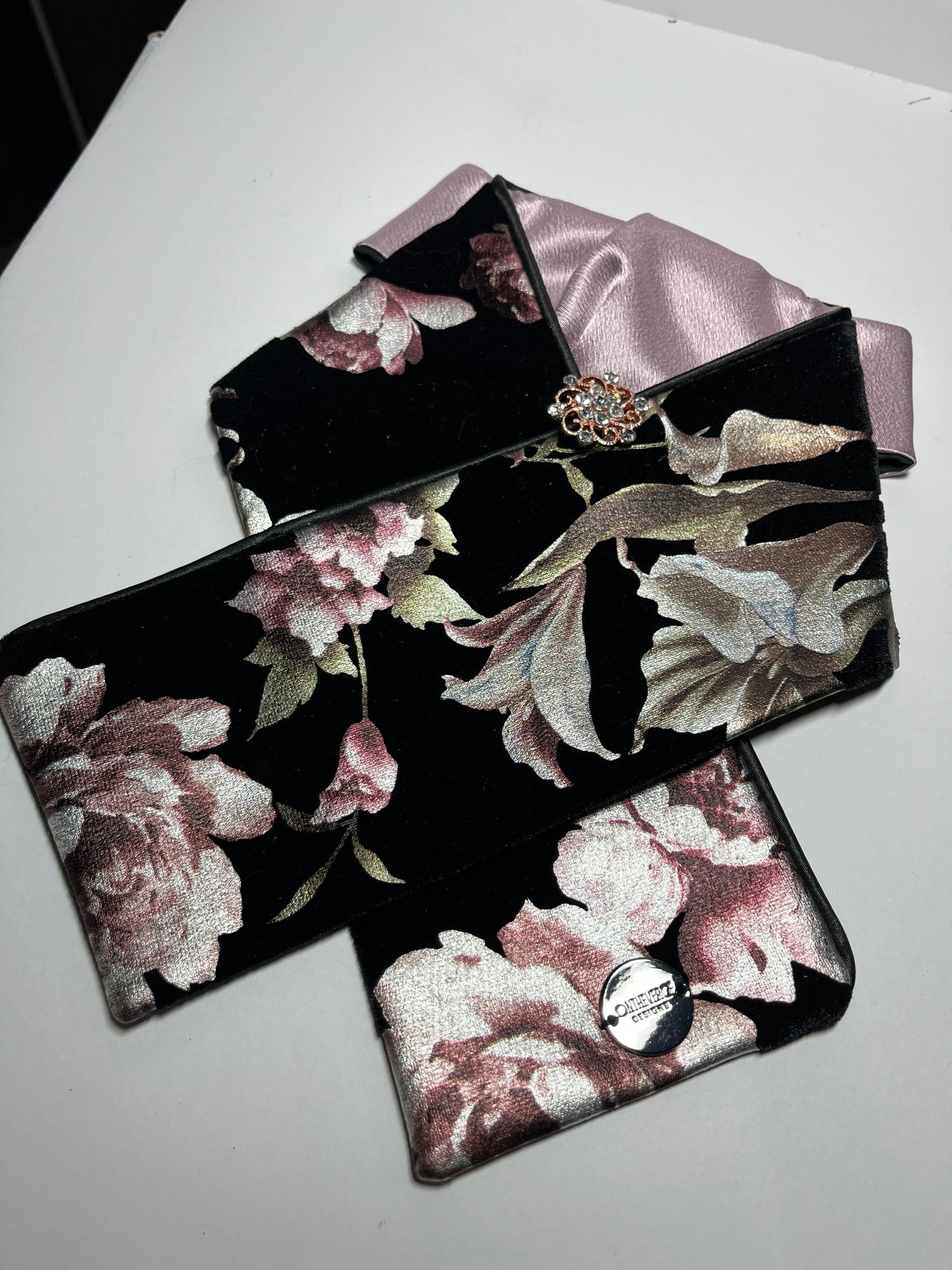 Children’s Stock Tie - Black Rose
