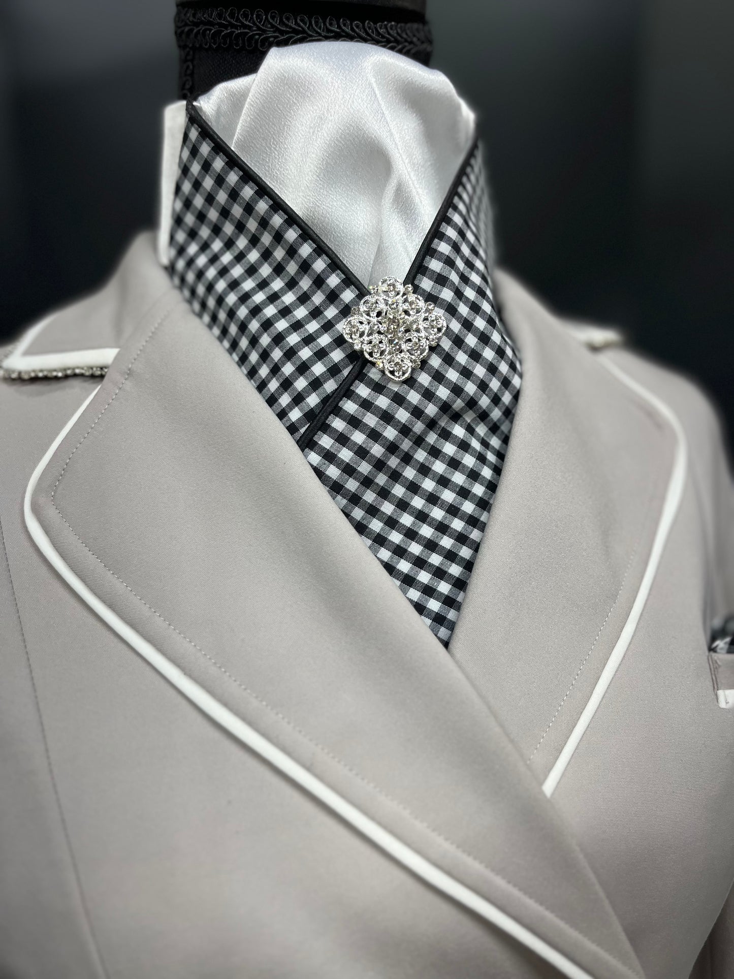 Dressage Stock Tie - Gingham