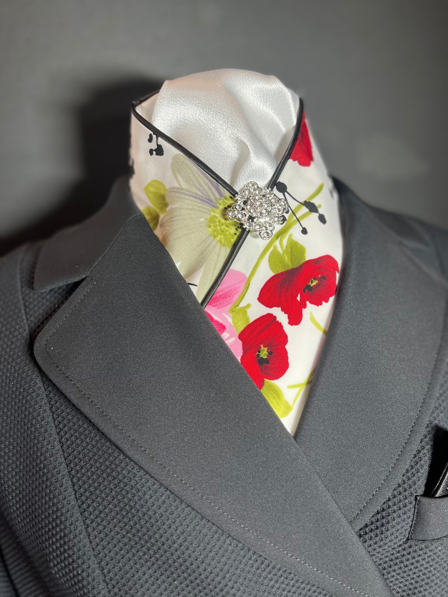 Dressage Stock Tie - April Showers