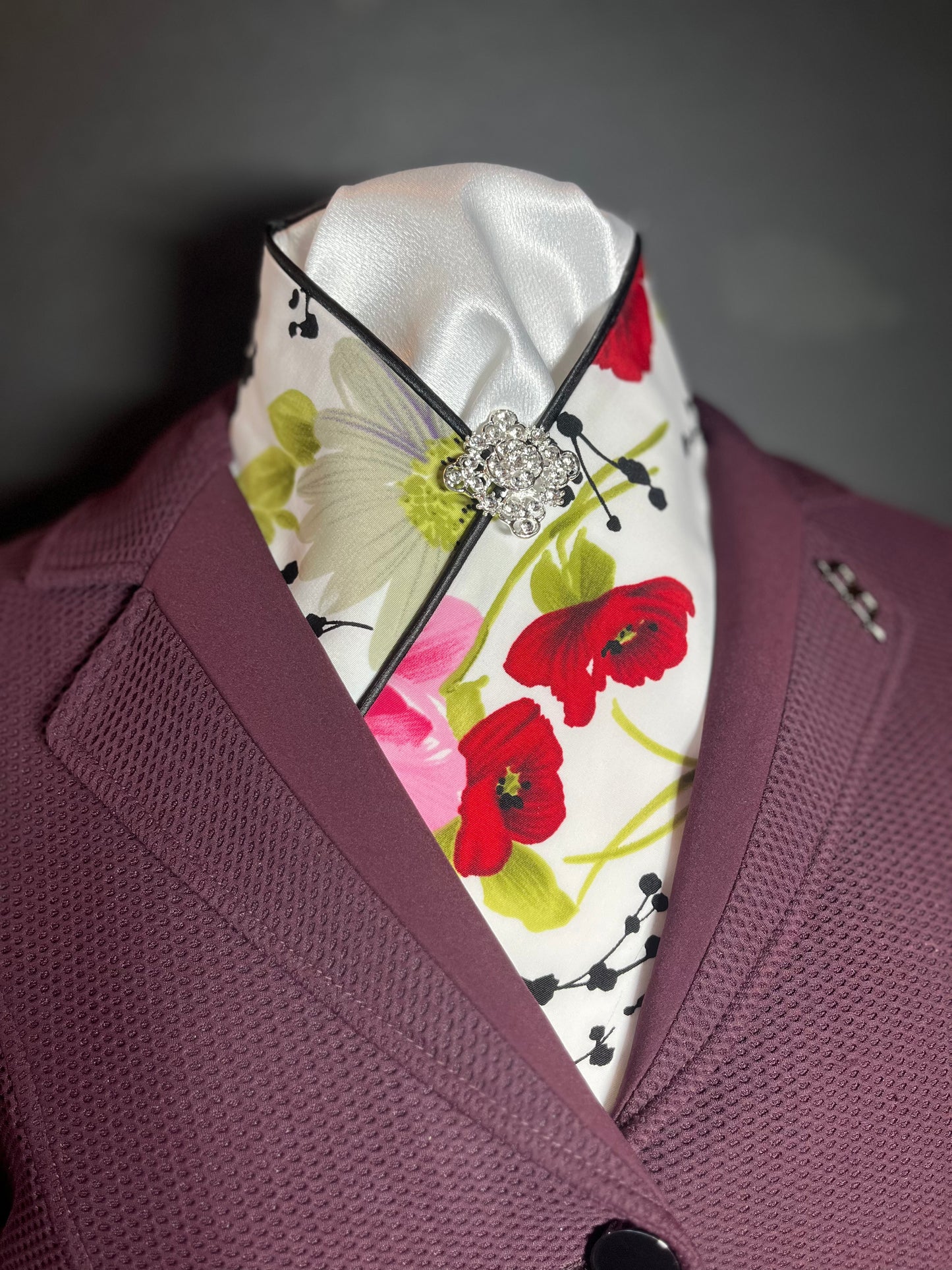 Dressage Stock Tie - April Showers