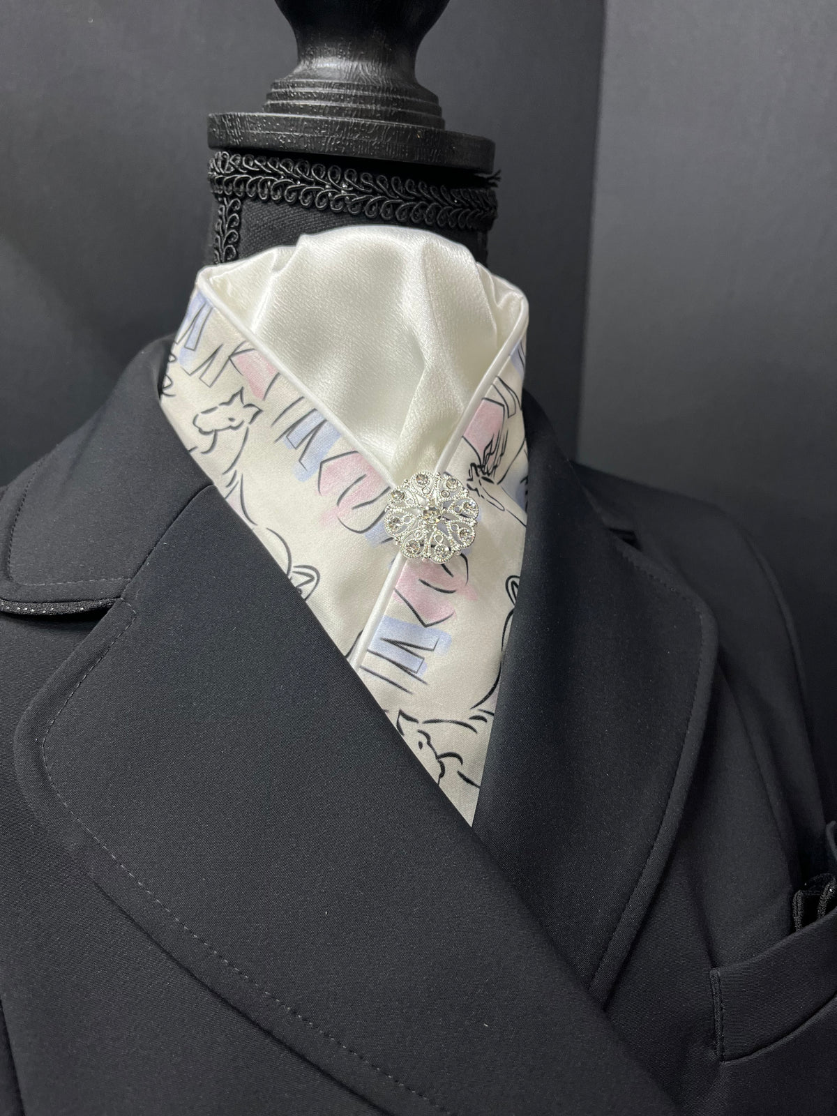 Afternoon at the Races Dressage Stock Tie