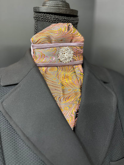 Sunset Flight Traditional Dressage Stock Tie