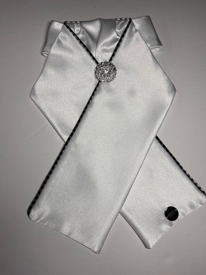 “The Basic” Gingham Dressage Stock Tie