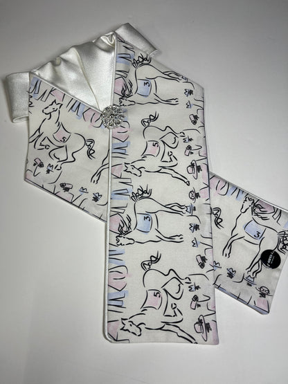 Afternoon at the Races Dressage Stock Tie