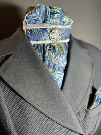 Feather Traditional Dressage Stock Tie