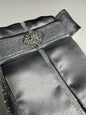 Silver Star Dust Dressage Stock Tie Euro Pleat