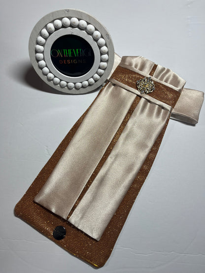 Spice Euro Pleat Dressage Stock Tie