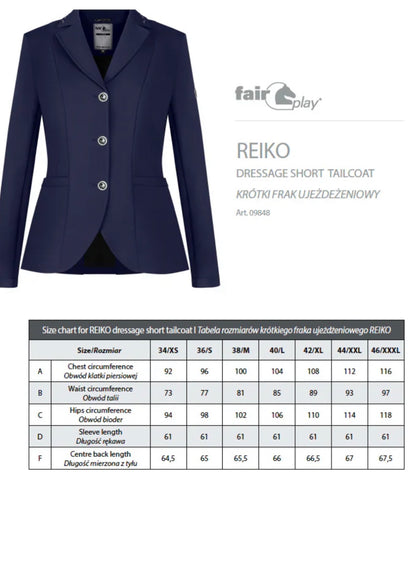 Fair Play Reiko Short Tail Coat