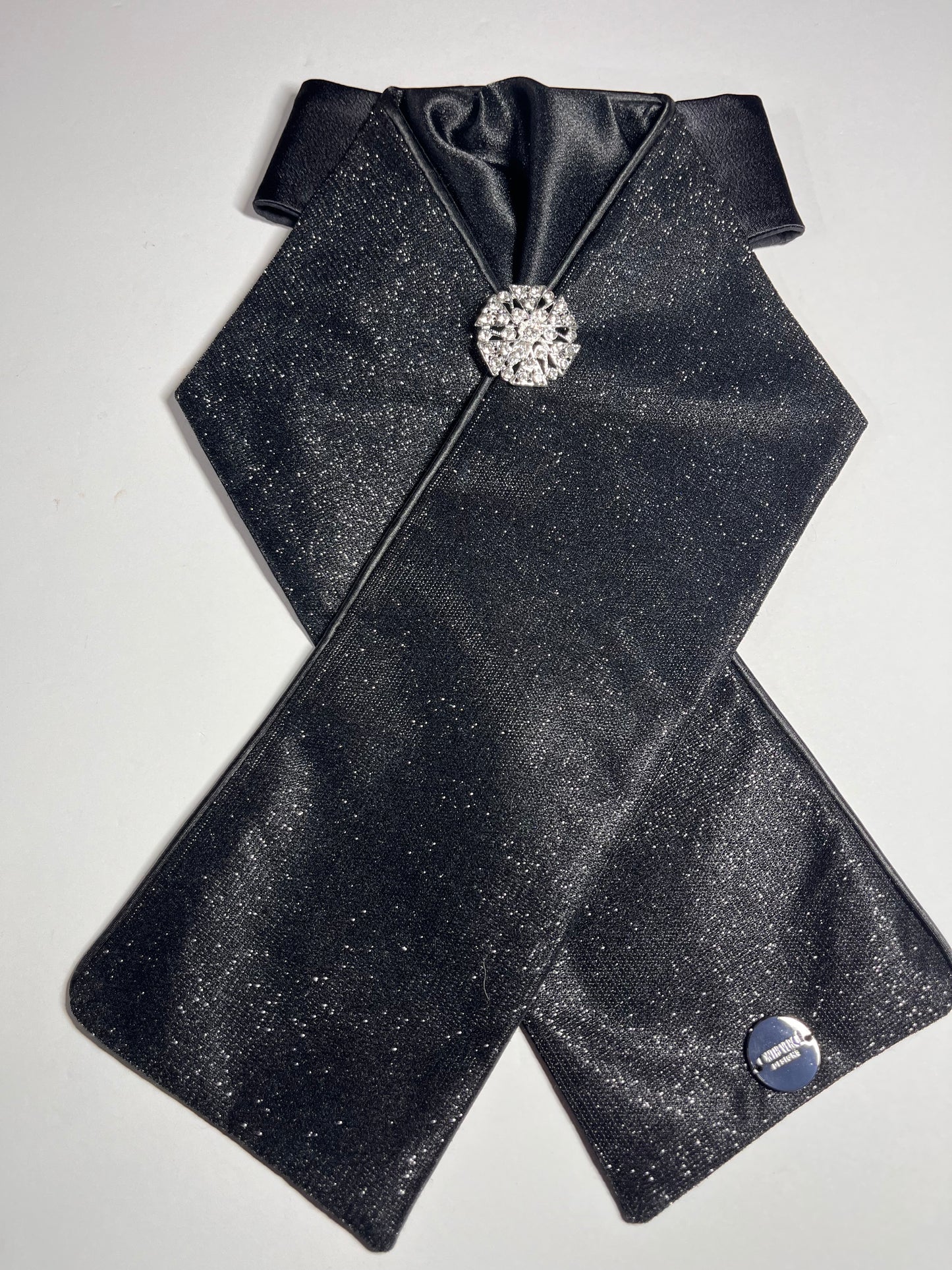 Black Star Dust Dressage Stock Tie