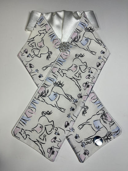 Afternoon at the Races Dressage Stock Tie