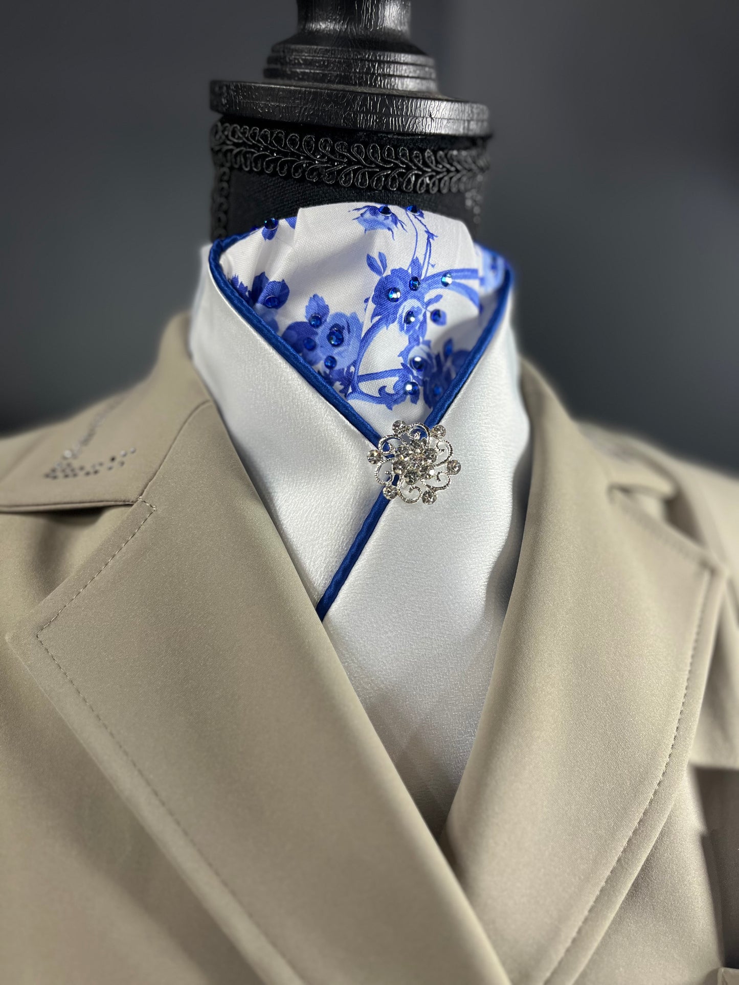 The Essential Imogen Crystal Dressage Stock Tie