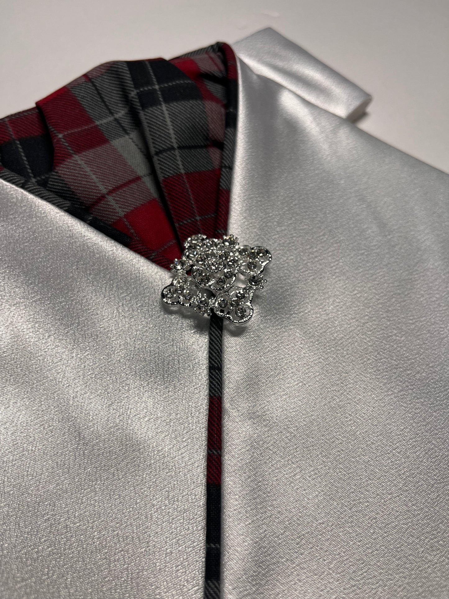 The Plaid Dressage Stock Tie