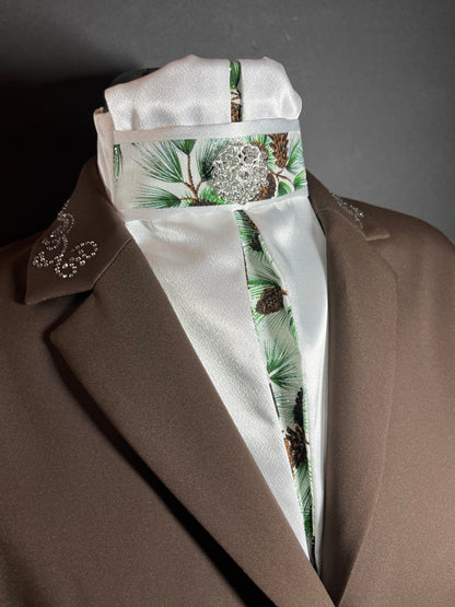 Balsam Euro Pleat Dressage Stock Tie