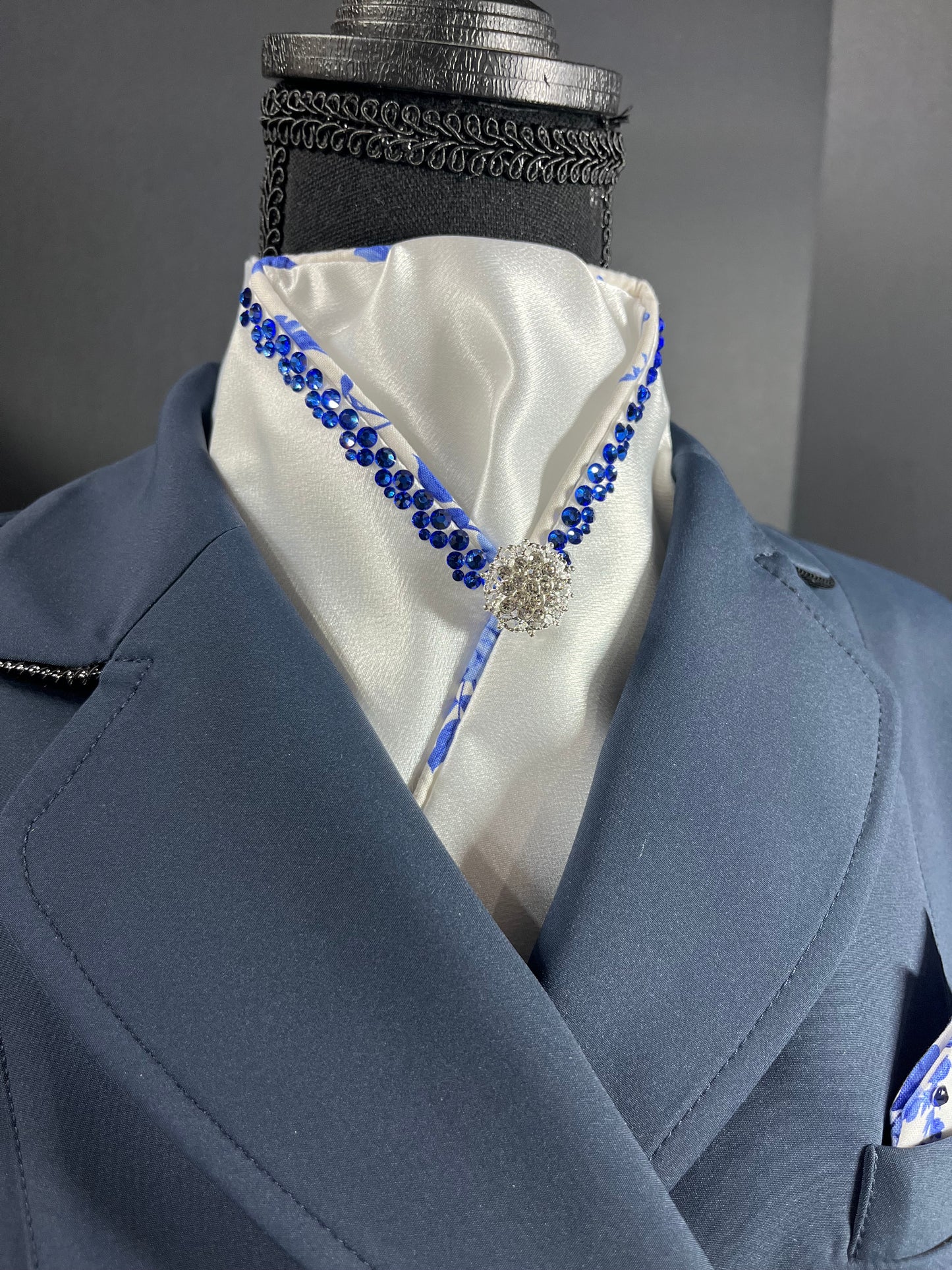 The Basic Imogen Crystal Dressage Stock Tie