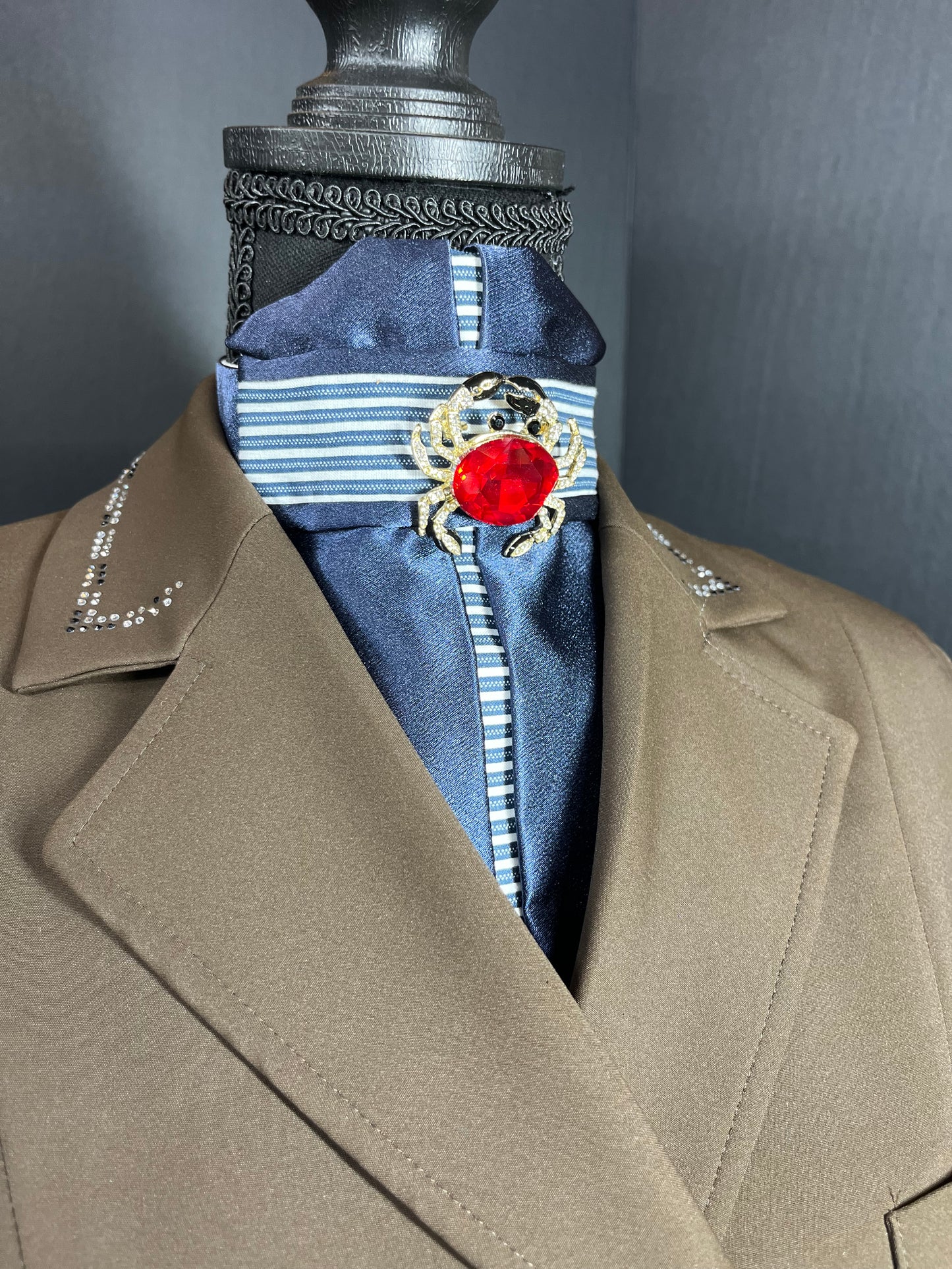 Cape Cod Euro Pleat Dressage Stock Tie