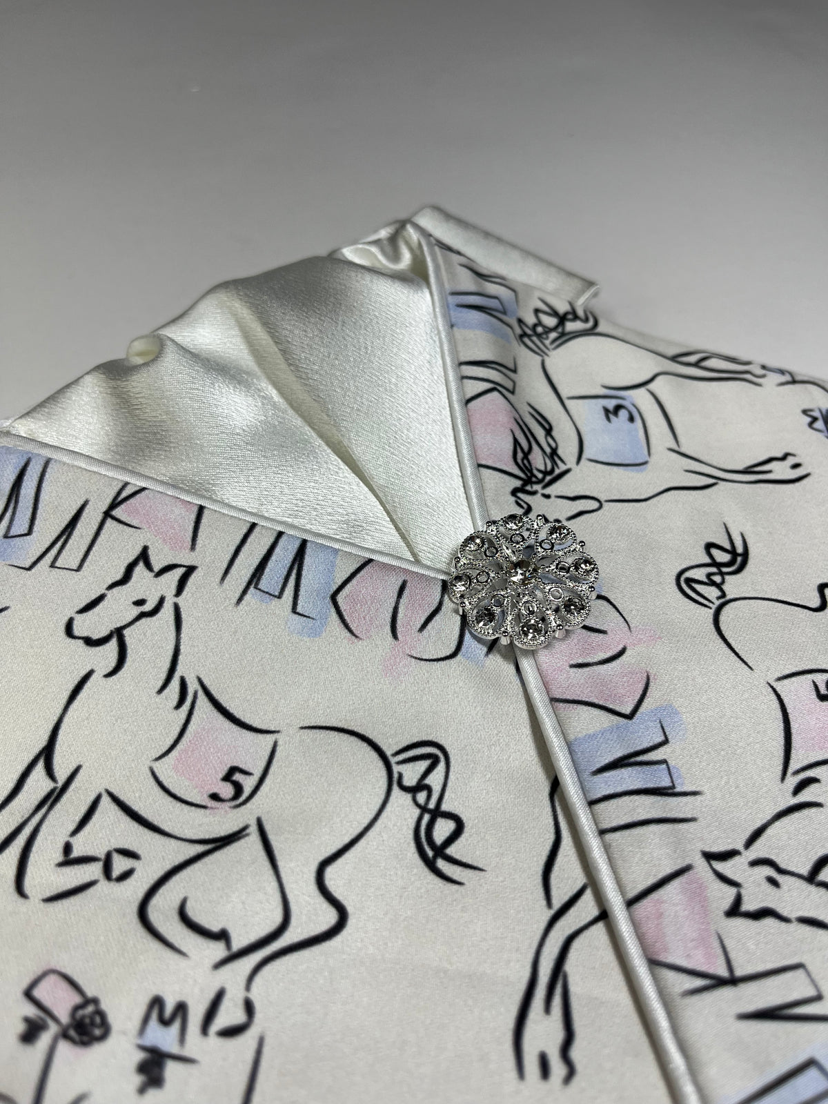 Afternoon at the Races Dressage Stock Tie