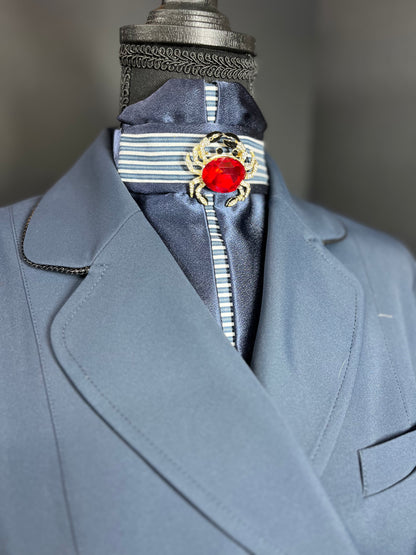 Cape Cod Euro Pleat Dressage Stock Tie