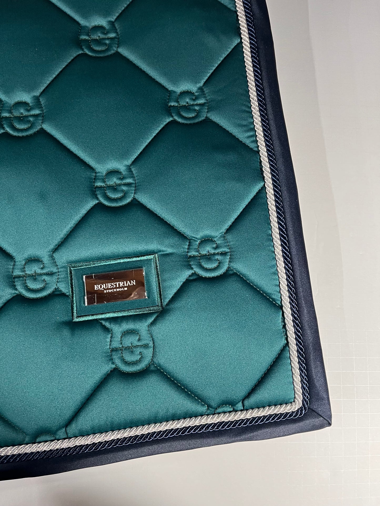 Equestrian Stockholm Dressage Saddle Pad with ES LOGO Multiple Colors -Full Size-