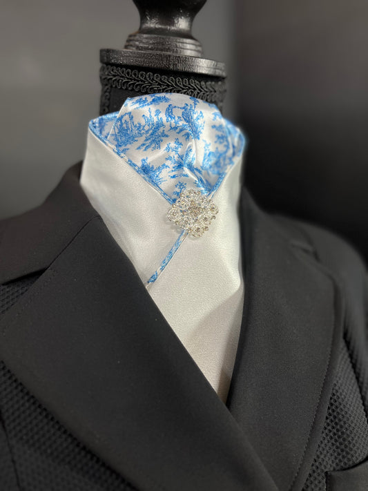 The Basic Toile Dressage Stock Tie