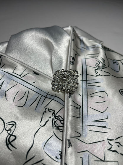 Afternoon at the Races Dressage Stock Tie
